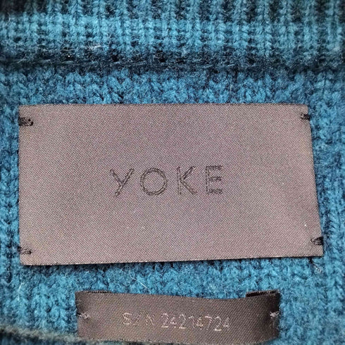 ヨーク YOKE 24AW FRONT ZIP CARDIGAN フロント ジップ カーディガン メンズ JPN:2