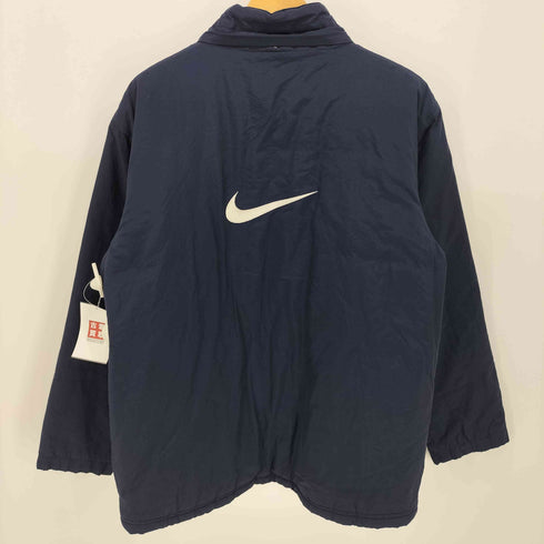 ナイキ NIKE 00s グレータグ スウッシュロゴ刺繍 センターロゴ 比翼ジップ 中綿 ジャケット メンズ import:XL