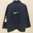 ナイキ NIKE 00s グレータグ スウッシュロゴ刺繍 センターロゴ 比翼ジップ 中綿 ジャケット メンズ import:XL