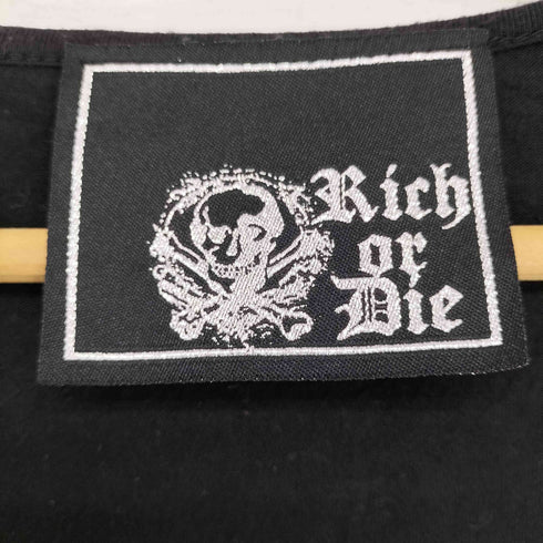 Rich or Die スカル レース 変形トップス レディース