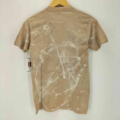 ジャージーズ JERZEES BY RUSSELL 80S USA製 シングルステッチ ペイント加工 クルーネックTシャツ メンズ M