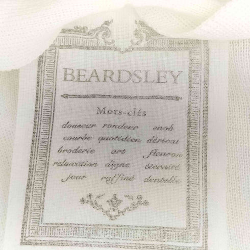 ビアズリー BEARDSLEY ニットロングベスト レディース FREE