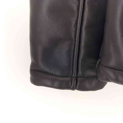 ザラ ZARA 裏ボア フェイクレザージャケット メンズ M