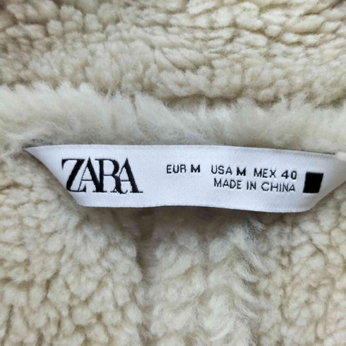 ザラ ZARA 裏ボア フェイクレザージャケット メンズ M