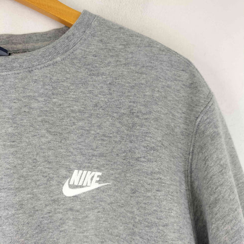 ナイキ NIKE ワンポイントロゴ刺繍 クルーネック スウェット メンズ import:XL