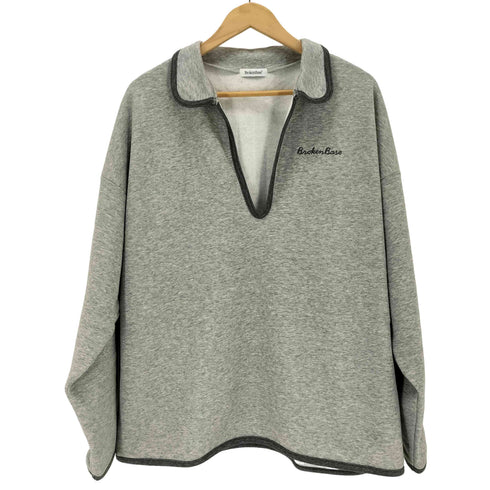 BROKEN BASE 裏起毛スキッパースウェット メンズ JPN:L