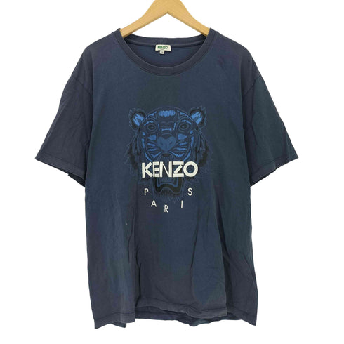 ケンゾー KENZO プリントクルーネック 半袖Tシャツ メンズ XXL