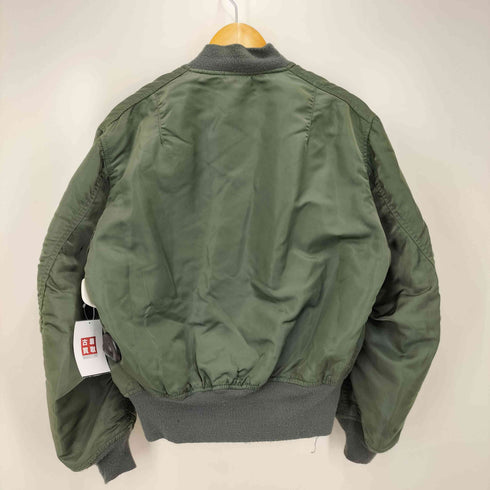 アルファインダストリーズ ALPHA INDUSTRIES 90S USA製 旧タグ IDEALジップ MA-1 フライトジャケット メンズ import:M