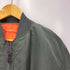 アルファインダストリーズ ALPHA INDUSTRIES 90S USA製 旧タグ IDEALジップ MA-1 フライトジャケット メンズ import:M