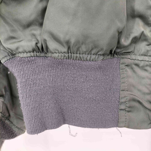 アルファインダストリーズ ALPHA INDUSTRIES 90S USA製 旧タグ IDEALジップ MA-1 フライトジャケット メンズ import:M