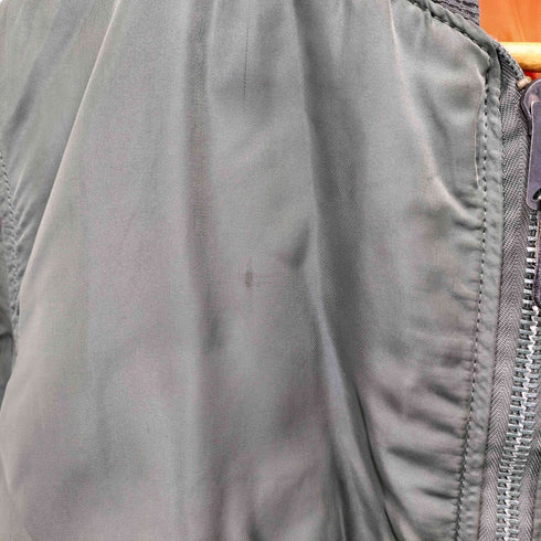 アルファインダストリーズ ALPHA INDUSTRIES 90S USA製 旧タグ IDEALジップ MA-1 フライトジャケット メンズ import:M