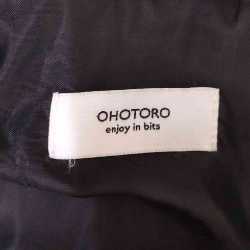 オオトロ OHOTORO ノーカラー フェイクファー ジャケット レディース