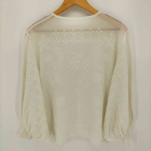 アメリヴィンテージ Ameri VINTAGE MEDI LACE JACQUARD KNIT レディース FREE