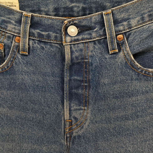 リーバイス Levis 501 90s ジーンズ ミディアムインディゴ レディース W26 L30