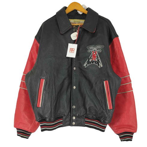 アヴィレックス AVIREX オールレザー スタジアムジャケット メンズ import:XL