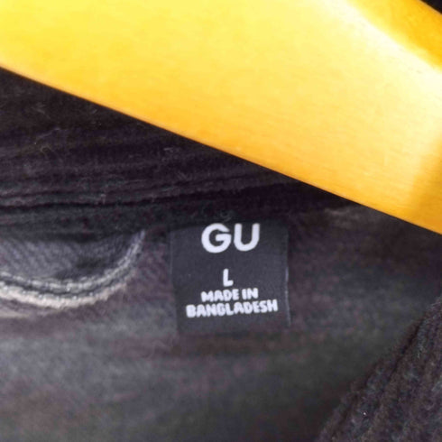 ジーユー GU ウォッシュドコットンワークジャケット メンズ JPN:L