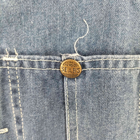 シアーズ Sears 70s-80s デニム オーバーオール メンズ 30×30
