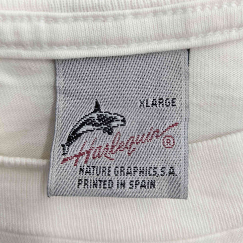 Harlequin シングルステッチ プリントデザイン クルーネック Tシャツ メンズ JPN:XL