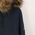 アバクロンビーアンドフィッチ Abercrombie & Fitch 比翼ボタン ジップインジップ フーデッド ファージャケット メンズ import:L