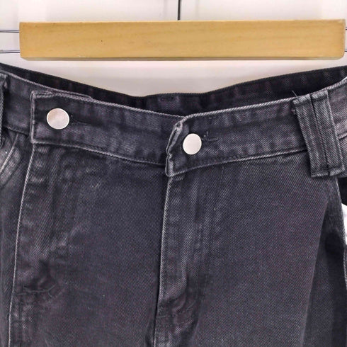 ダメージ加工 ワイドカーゴデニムパンツ メンズ 2XL