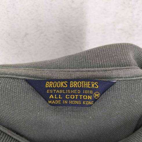 ブルックスブラザーズ BROOKS BROTHERS ロゴ刺繍 長袖 ポロシャツ メンズ M