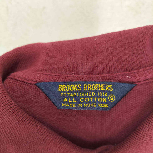 ブルックスブラザーズ BROOKS BROTHERS ロゴ刺繍 長袖 ポロシャツ メンズ S