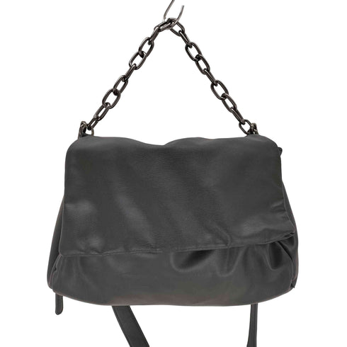 ザラ ZARA フェイクレザーチェーンショルダーバッグ メンズ