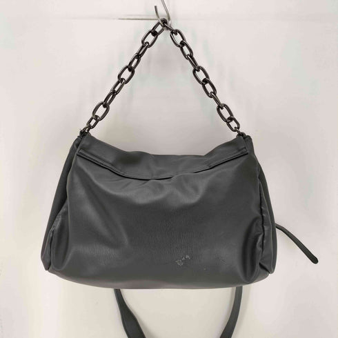 ザラ ZARA フェイクレザーチェーンショルダーバッグ メンズ
