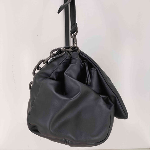 ザラ ZARA フェイクレザーチェーンショルダーバッグ メンズ