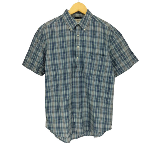 ジェイクルー J.CREW チェック柄 ハーフボタン 半袖 シャツ メンズ S