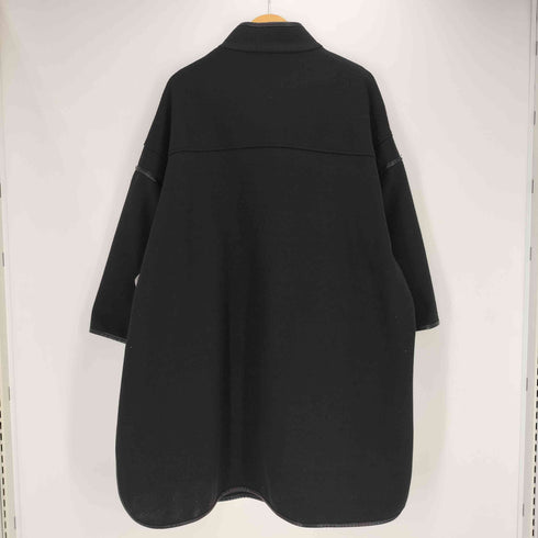 アズールバイマウジー AZUL by moussy COLLARLESS PONCHO COAT カラーレスポンチョコート レディース FREE
