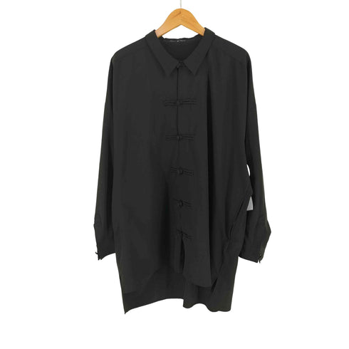 ノーアイディーブラック NO ID.BLACK レギュラーカラー チャイナ 長袖 シャツ メンズ ONE SIZE