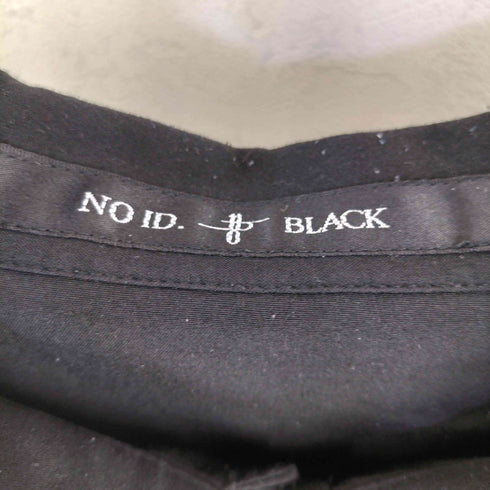 ノーアイディーブラック NO ID.BLACK レギュラーカラー チャイナ 長袖 シャツ メンズ ONE SIZE
