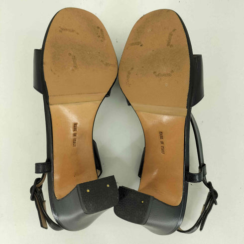 サルヴァトーレフェラガモ Salvatore Ferragamo アンクルストラップ オープントゥ ヒール パンプス レディース US:6