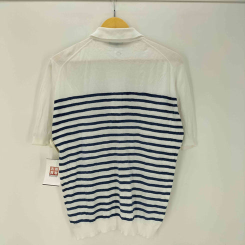 ジョンスメドレー JOHN SMEDLEY ボーダー ポロシャツ シーアイランドコットン メンズ import:S