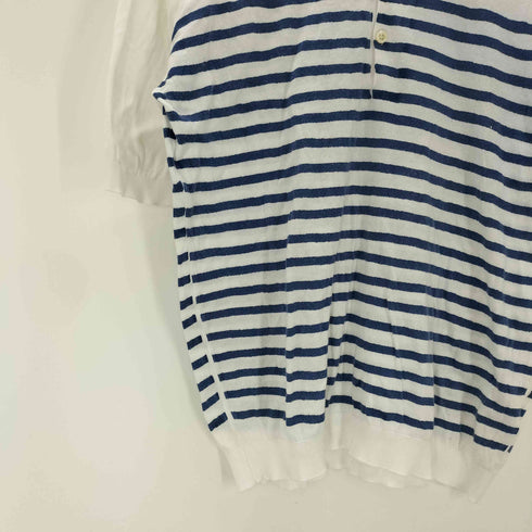 ジョンスメドレー JOHN SMEDLEY ボーダー ポロシャツ シーアイランドコットン メンズ import:S