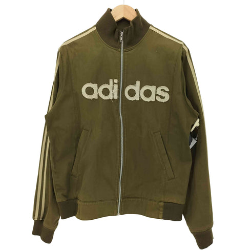 アディダス adidas 00s ワッペン 3ライン ハイネック トラックジャケット レディース O
