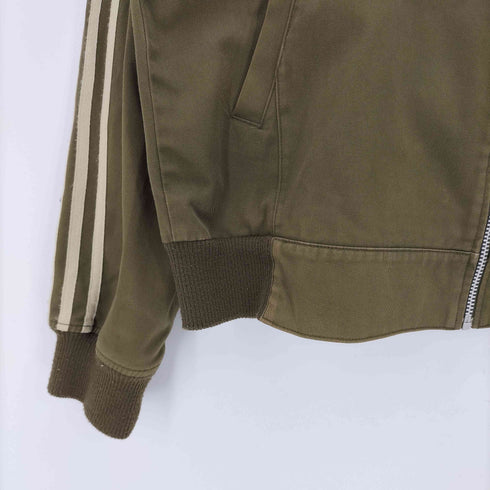 アディダス adidas 00s ワッペン 3ライン ハイネック トラックジャケット レディース O