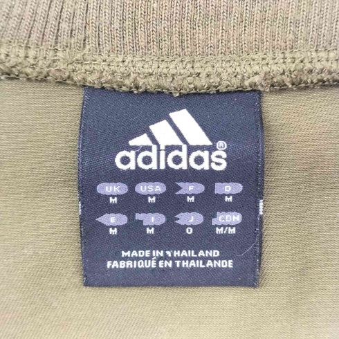 アディダス adidas 00s ワッペン 3ライン ハイネック トラックジャケット レディース O