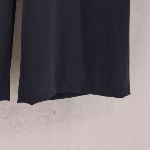 ユナイテッドアローズグリーンレーベルリラクシング UNITED ARROWS green label relaxing 手洗い可能 パウダリードレープ D ワイドパンツ レディース 40