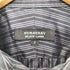 バーバリーブラックレーベル BURBERRY BLACK LABEL ホース刺繍 ストライプ レギュラーカラー シャツ メンズ 2