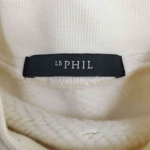 ルフィル LE PHIL サイドスリット モックネックスウェット レディース