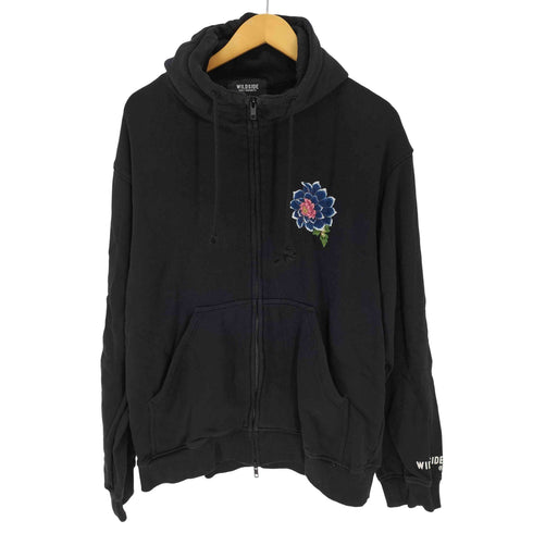 ワイルドサイドヨウジヤマモト WILDSIDE YOHJI YAMAMOTO Embroidery Zip Hoodie メンズ JPN:3