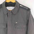 ディーゼル DIESEL レザー エルボーパッチ リップストップ ミリタリー ジャケット メンズ