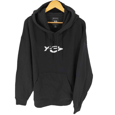 ワイスリー Y-3 FRENCH TERRY LIQUID LOGO HOODIE フレンチ テリー リキッド ロゴ フーディー メンズ JPN:L