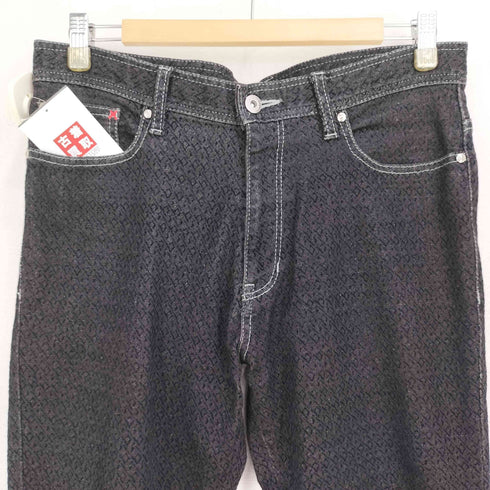 バラシ barassi Cappio TESSUTI カッピオ・テスート 立体織り 総柄 デニムパンツ メンズ 85