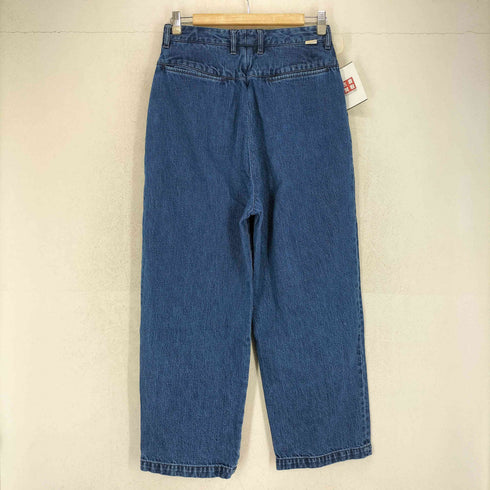 ファーラー FARAH タック ジップフライ ワイド デニム パンツ レディース 28