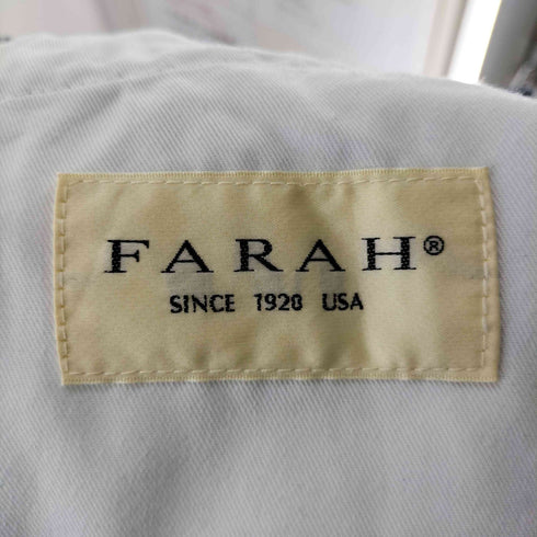 ファーラー FARAH タック ジップフライ ワイド デニム パンツ レディース 28