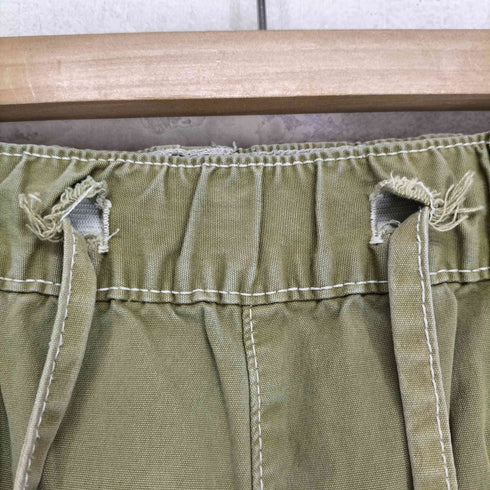 ザラ ZARA ステッチ デザイン ワイド カーゴパンツ レディース 38