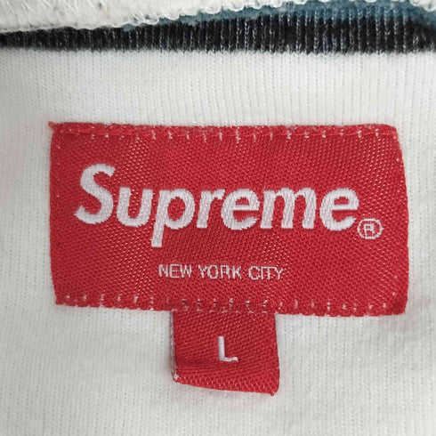 シュプリーム Supreme 19aw Stripe Velour L/S Polo メンズ import:L